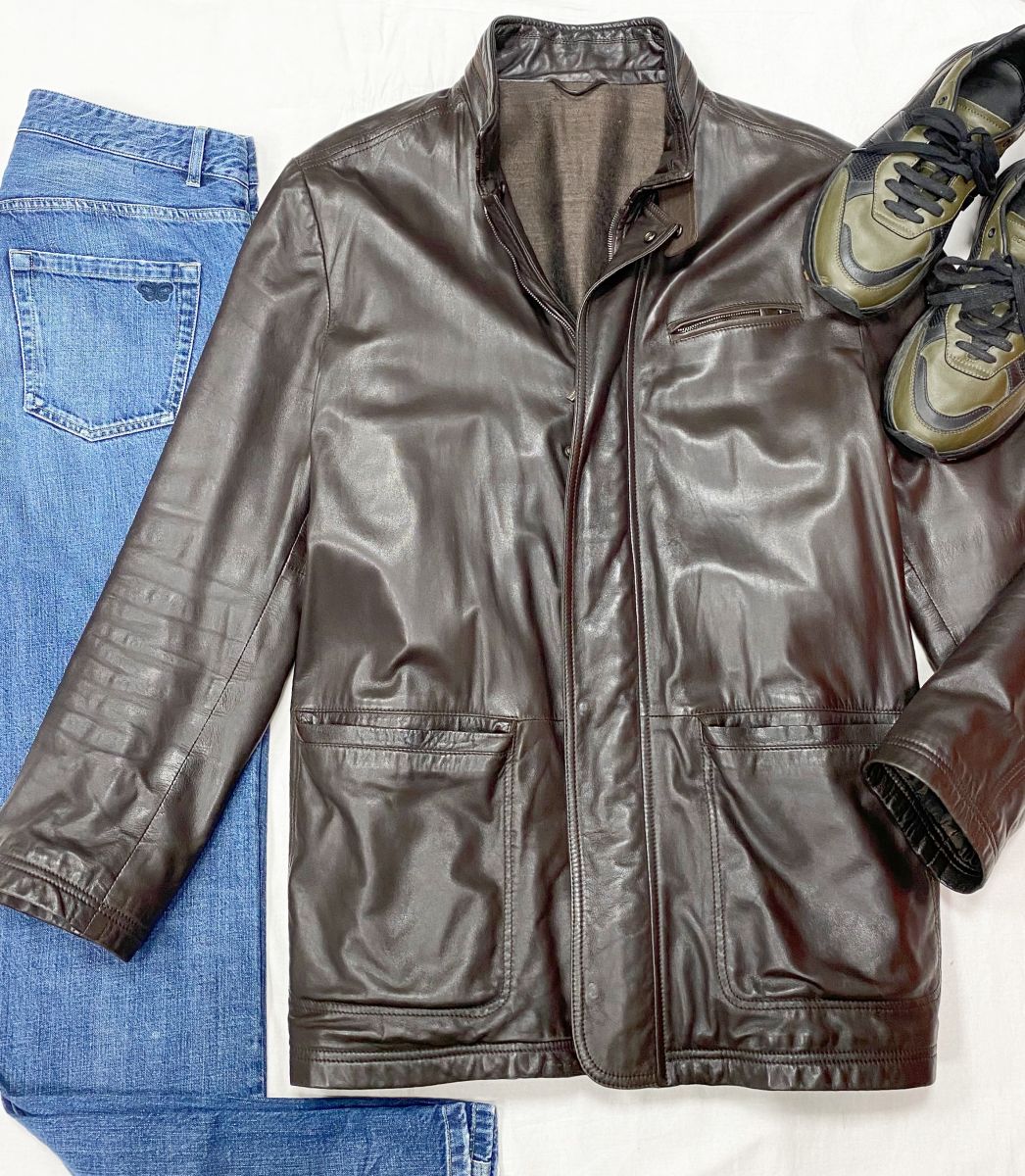 #mechtamen Куртка / кожа / Fratelli Rossetti размер 56 цена 23 483 руб 
Джинсы Bottega Veneta размер 48 цена 7 828 руб 
Кроссовки Bottega Veneta размер 42 цена 15 655 руб