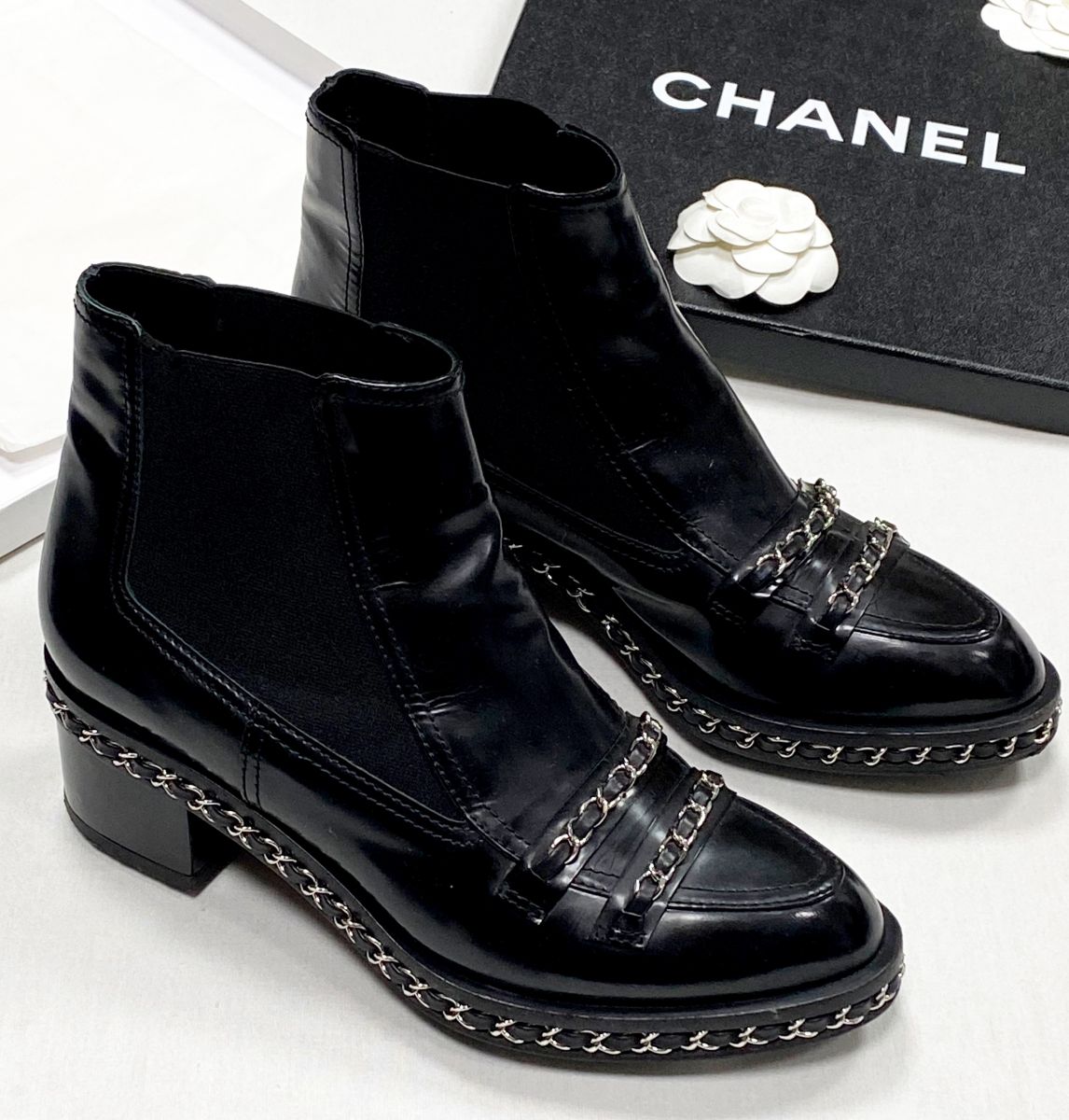 Ботинки Chanel размер 40 цена 39 138 руб