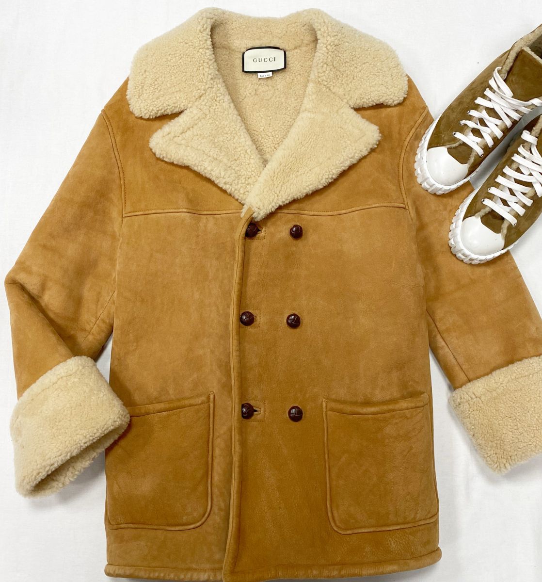 Дубленка Gucci размер 48 цена 156 550 руб