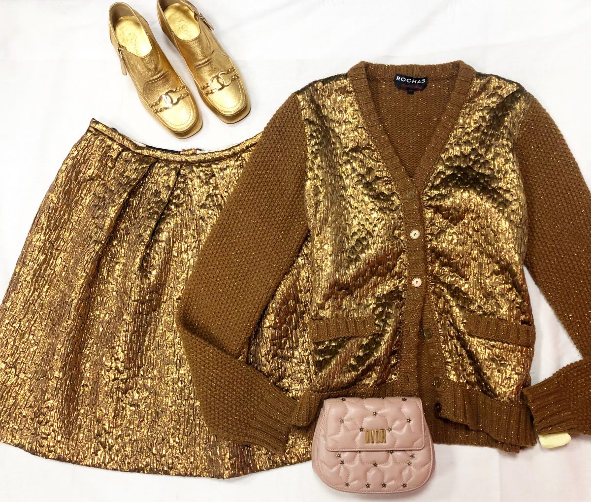 Костюм /кашемир/ парча/ ROCHAS размер 44 цена 23 483 руб Сумочка DIOR