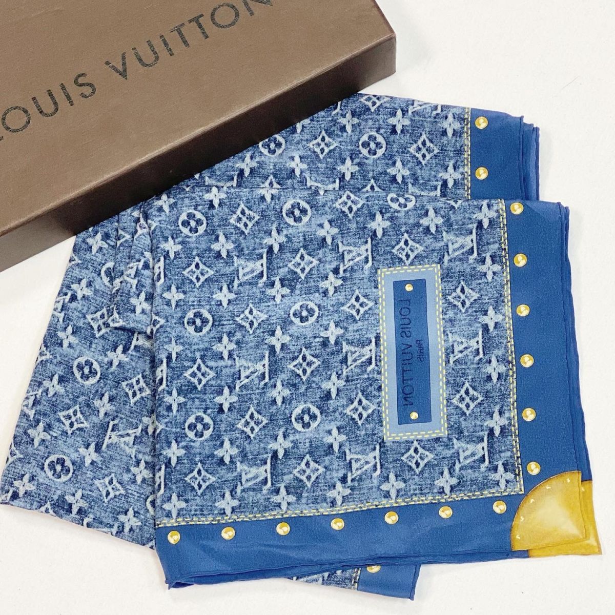 Шарф Louis Vuitton размер 190/60 цена 23 078 руб 