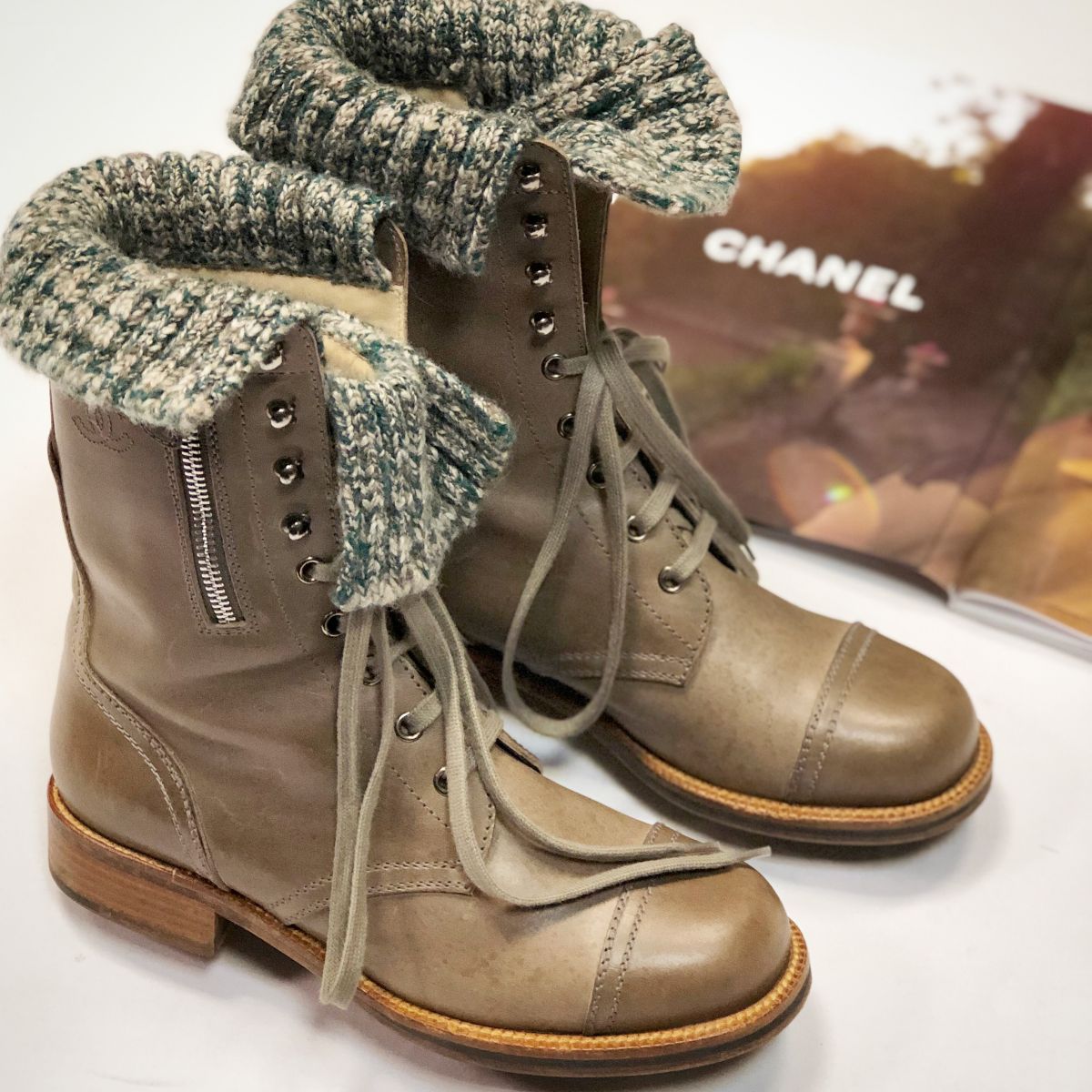 Ботинки Chanel размер 38.5 цена 18 463 руб