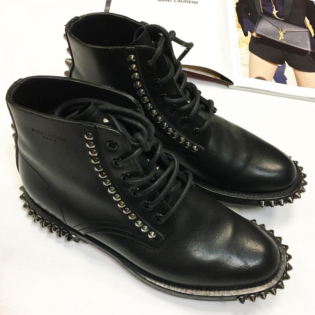 Ботинки SAINT LAURENT размер 38 цена 10 770 руб