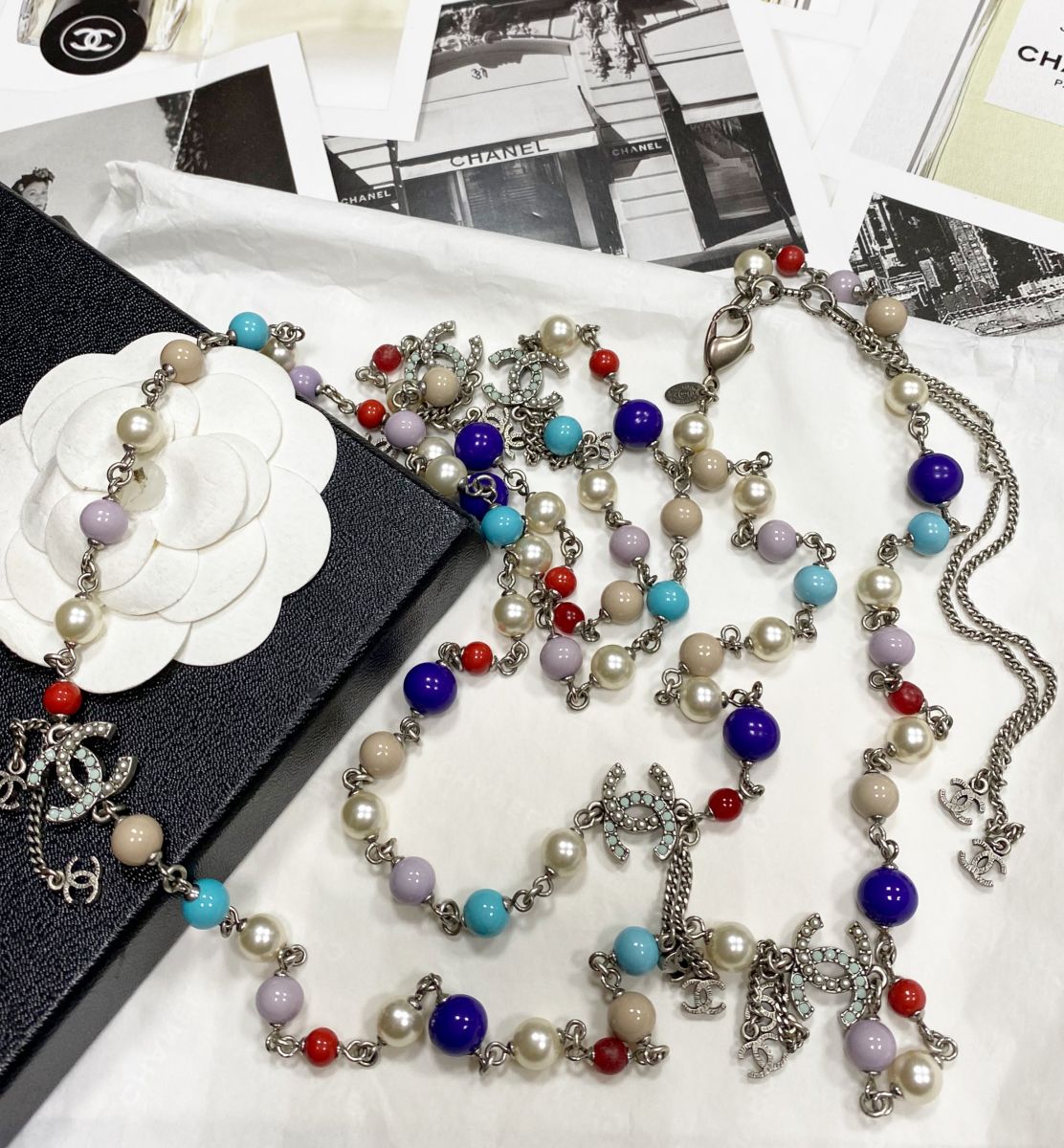 Бусы Chanel цена 62 620 руб 