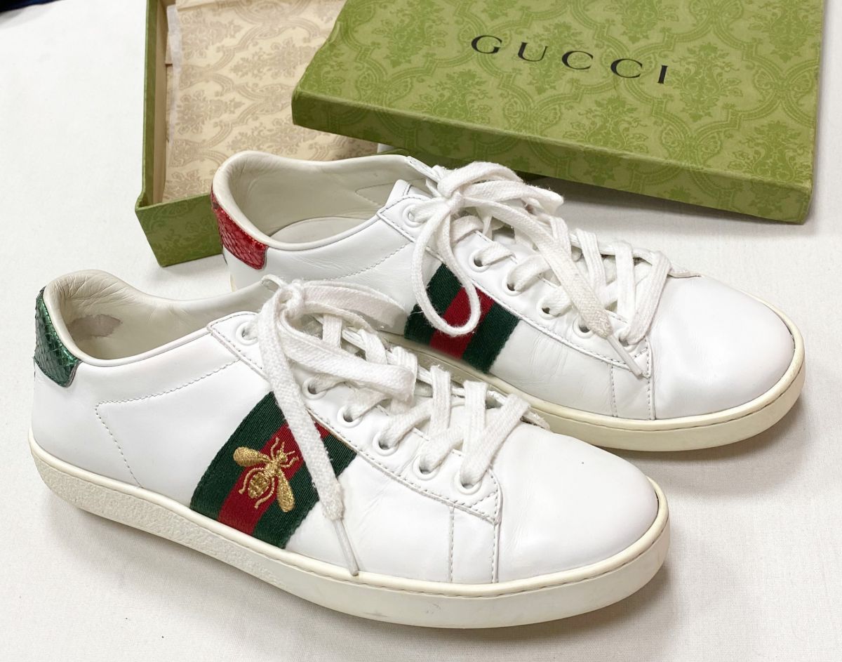 Кеды Gucci размер 37.5 цена 18 786 руб