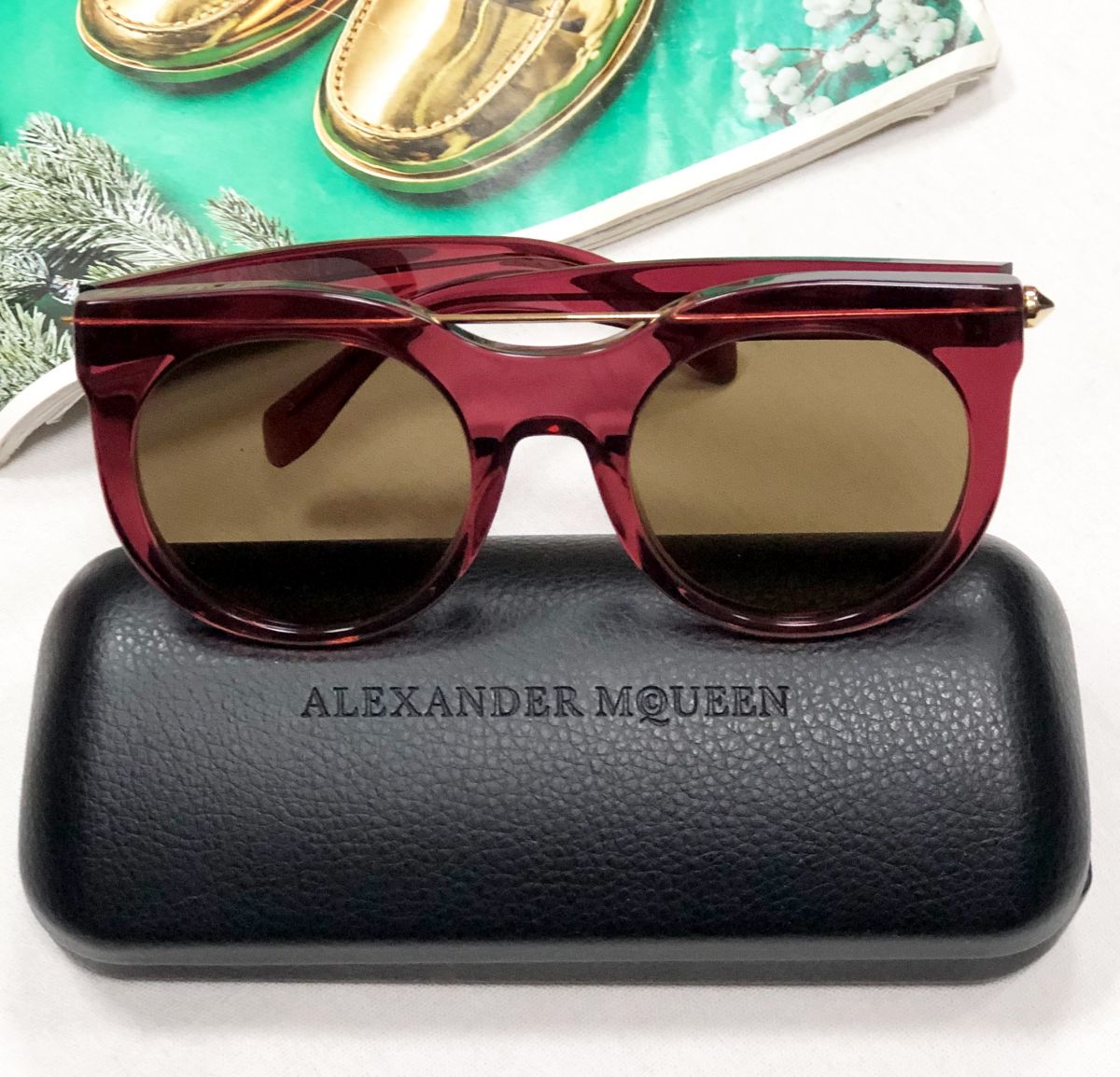 Очки Alexander McQueen цена 15 655 руб
