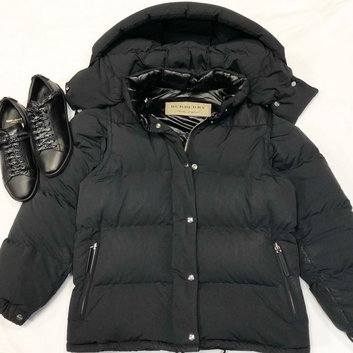 Пуховик Burberry размер XS цена 23 077 руб