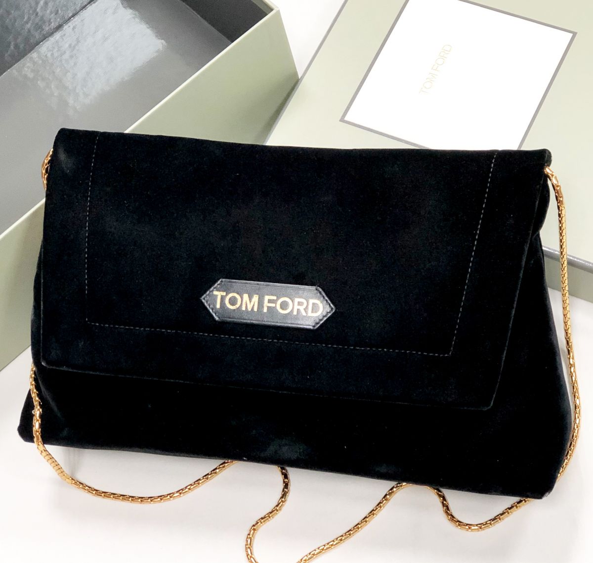 Сумка /бархат/ Tom Ford размер 35/20 цена 46 965 руб 