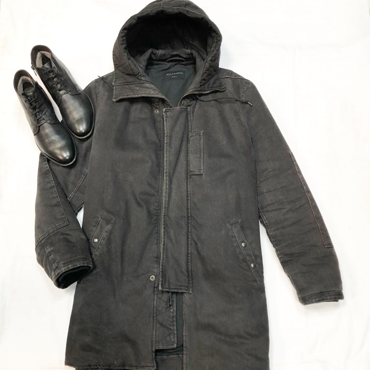 All saints parka discount