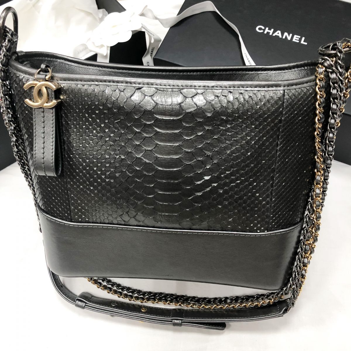 Сумка /питон/ Chanel размер большой цена 281 790Руб