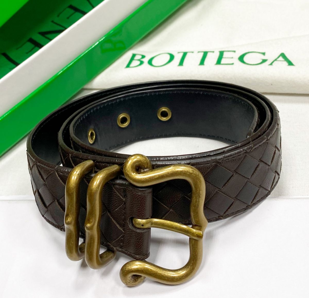 Ремень Bottega Veneta размер 85/34 цена 9 393 руб