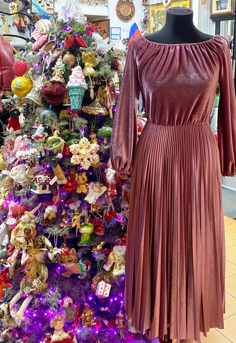 Платье / бархат / Valentino размер XS цена 18 786 руб