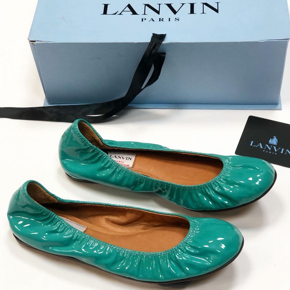 Балетки Lanvin размер 37 цена 9 231 руб /новые/ в коробке/