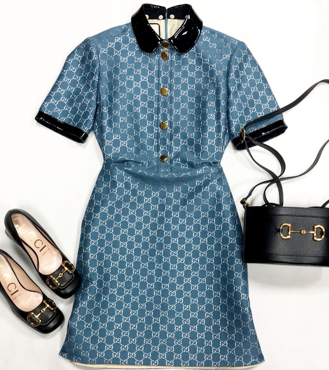 Платье/люрекс/ Gucci размер 42 цена 138 465 рубТуфли Gucci размер 35 цена 30 770 рубСумка Gucci