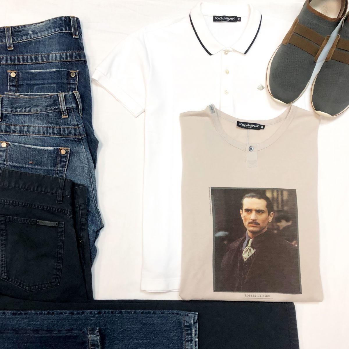 #MECHTAMEN
Футболки DOLCE GABBANA размер 44/46 цена по 6 154 руб 
Джинсы BIKKEMBERG / Dolce Gabbana размер 30/44 цена по 6 154 руб