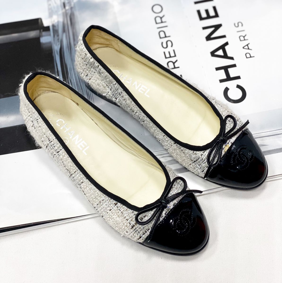 Балетки/твид/ Chanel размер 39 цена 35 386 руб 