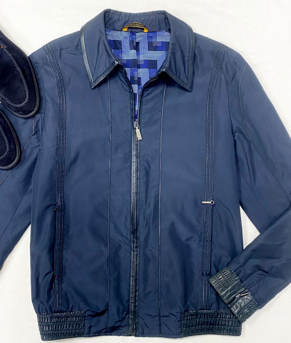 #mechtamen Куртка / отделка кожи / Zilli размер 50 цена 78 275 руб