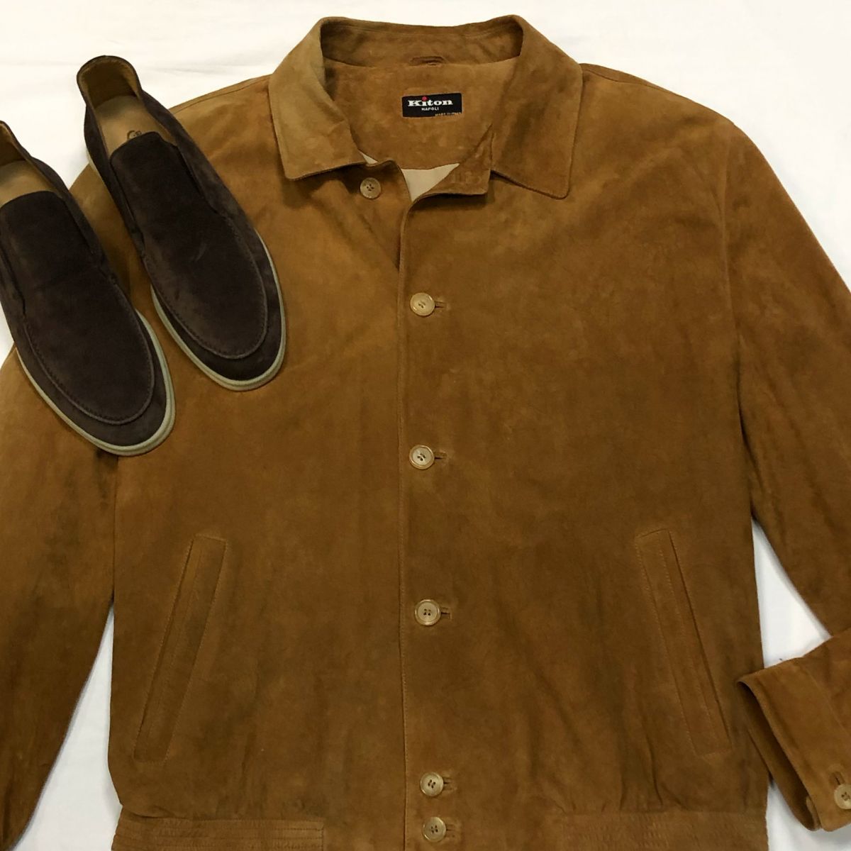 #MechtamenКуртка замшевая KITON размер 56 цена 23 078 руб