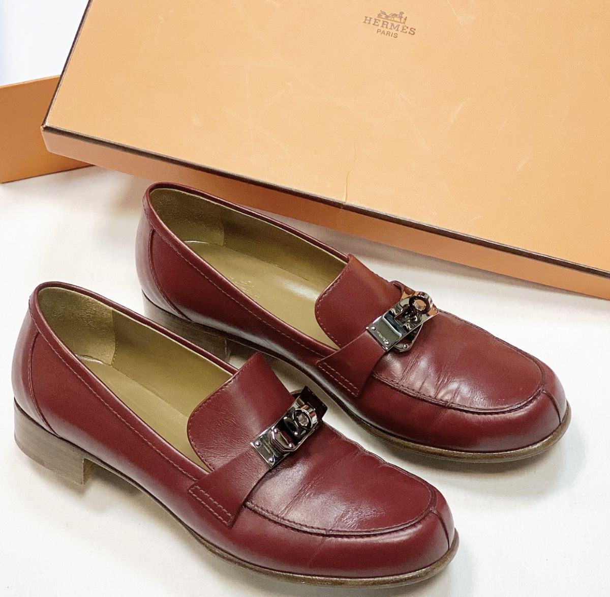 Лоферы Hermès размер 37 цена 18 463 руб