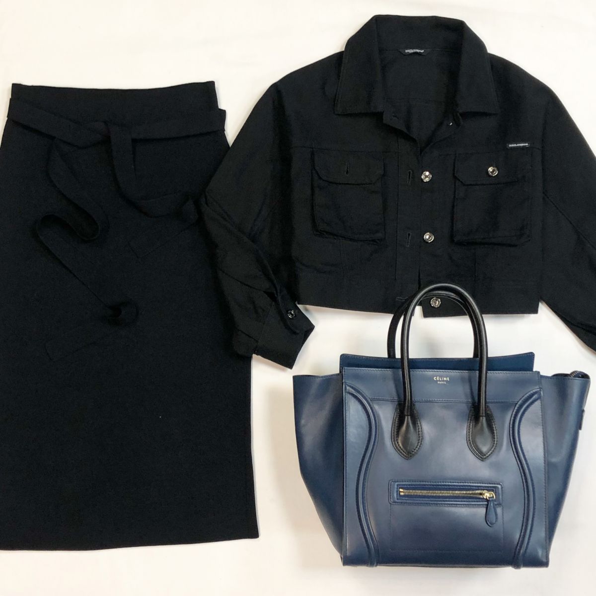 Куртка Dolce Gabbana размер 38 цена 15 385 рубЮбка Jil Sander размер 40 цена 7 693 рубСумка Celine