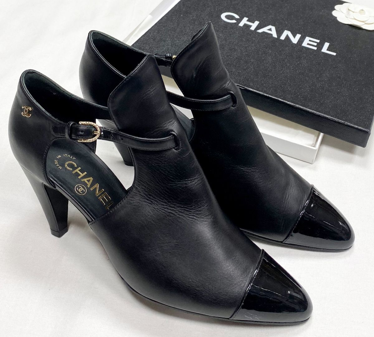 Ботильоны Chanel размер 38.5 цена 125 240 руб