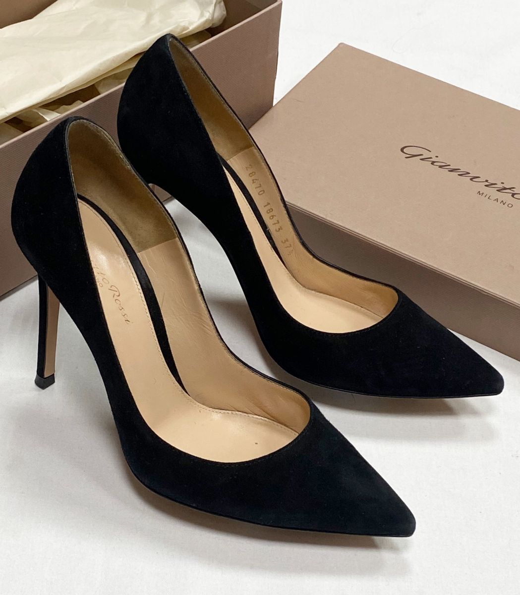 Туфли /замша/ Gianvito Rossi размер 37.5 цена 15 655 руб