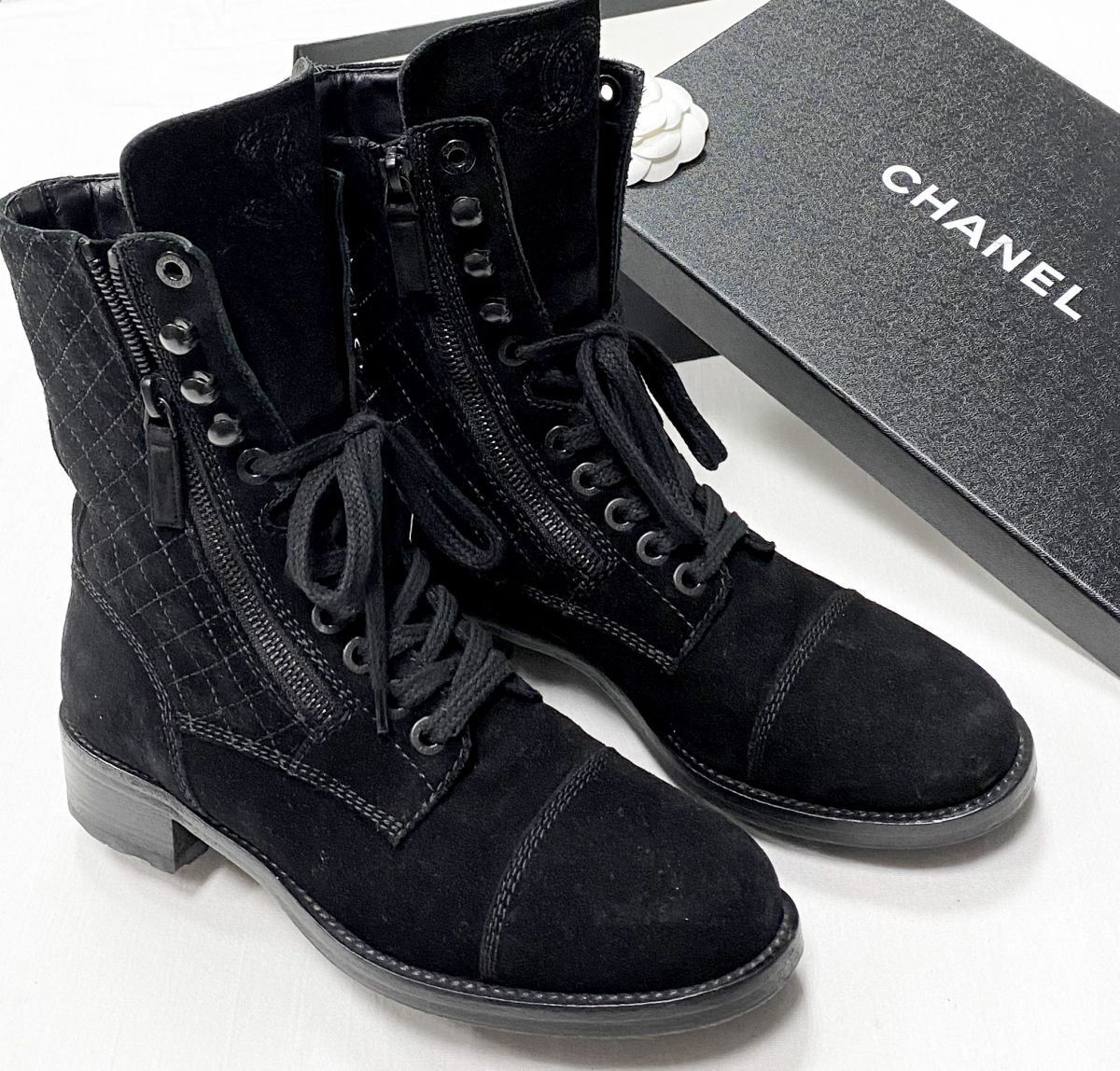 Ботинки Chanel размер 39.5 цена 39 138 руб