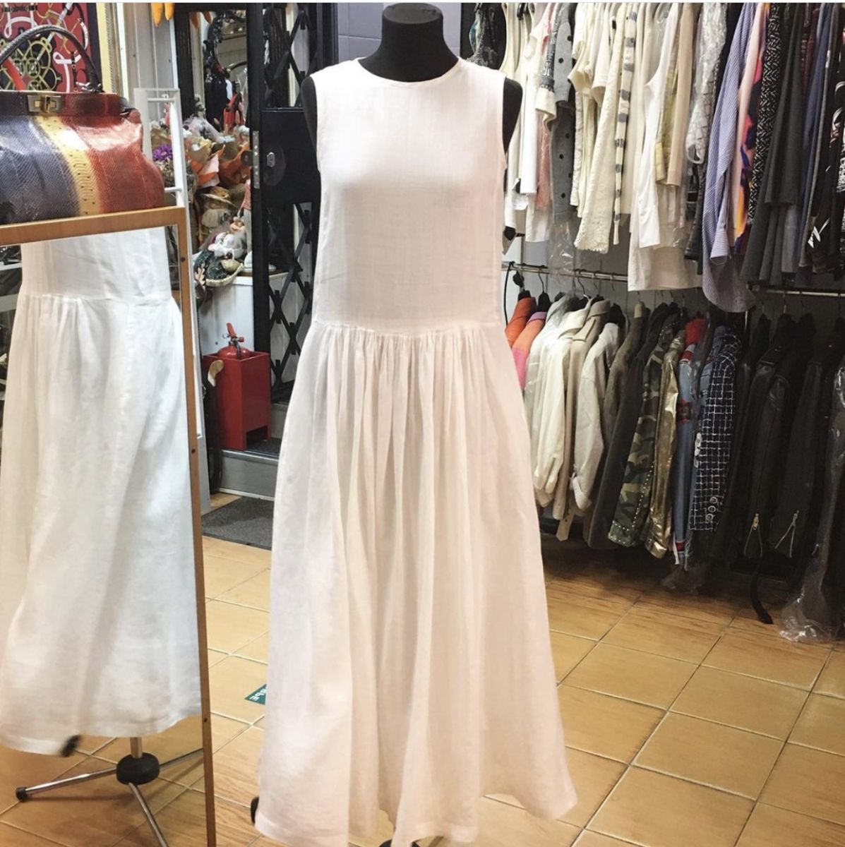 Платье /лён/ ‘S Max Mara  размер 42 цена 6 154 руб