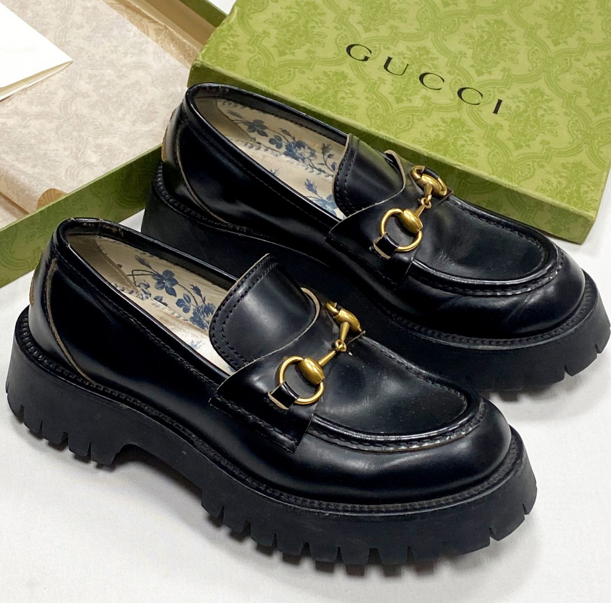 Лоферы Gucci размер 37.5 цена 12 524 руб
