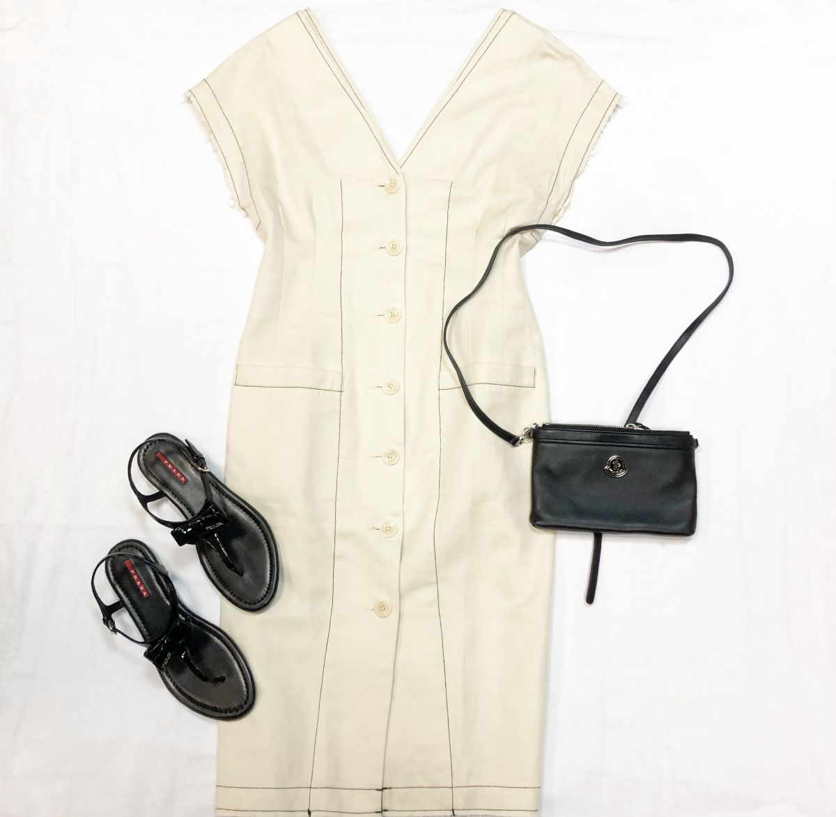 Платье PROENZA SCHOULER размер 4 цена 18 462 руб 
Сумочка MONCLER
