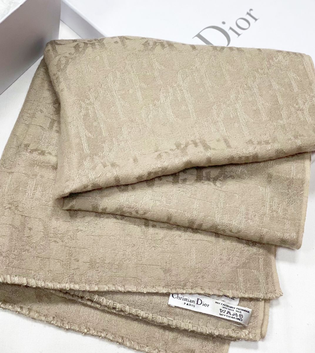 Шарф / кашемир / шелк / Christian Dior цена 12 524 руб 