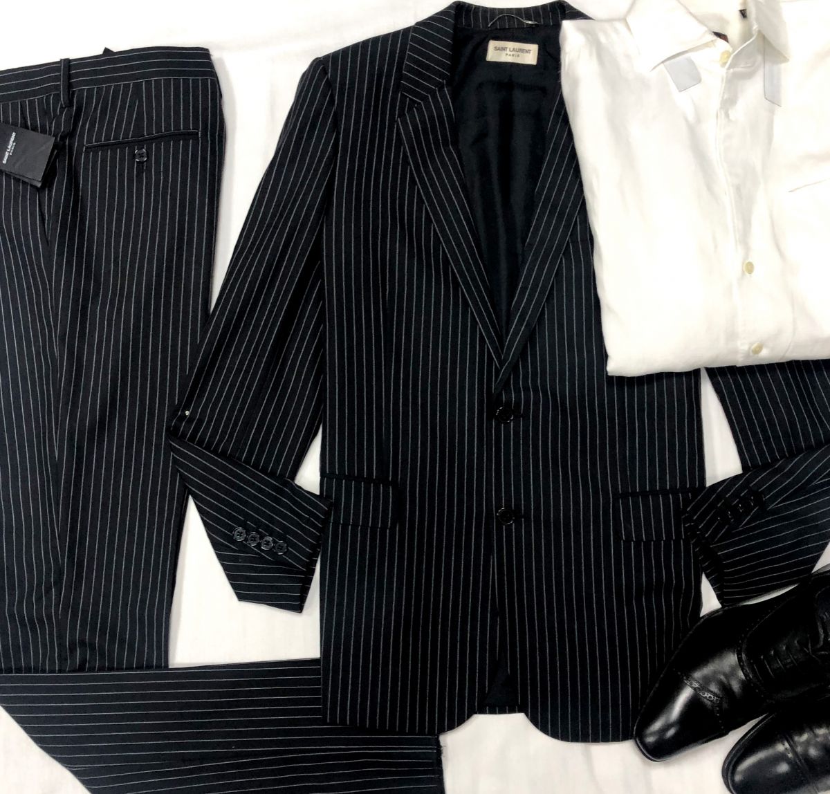 #Mechtamen
Костюм SAINT LAURENT размер 50 цена 46 965 руб /новый с ценником/