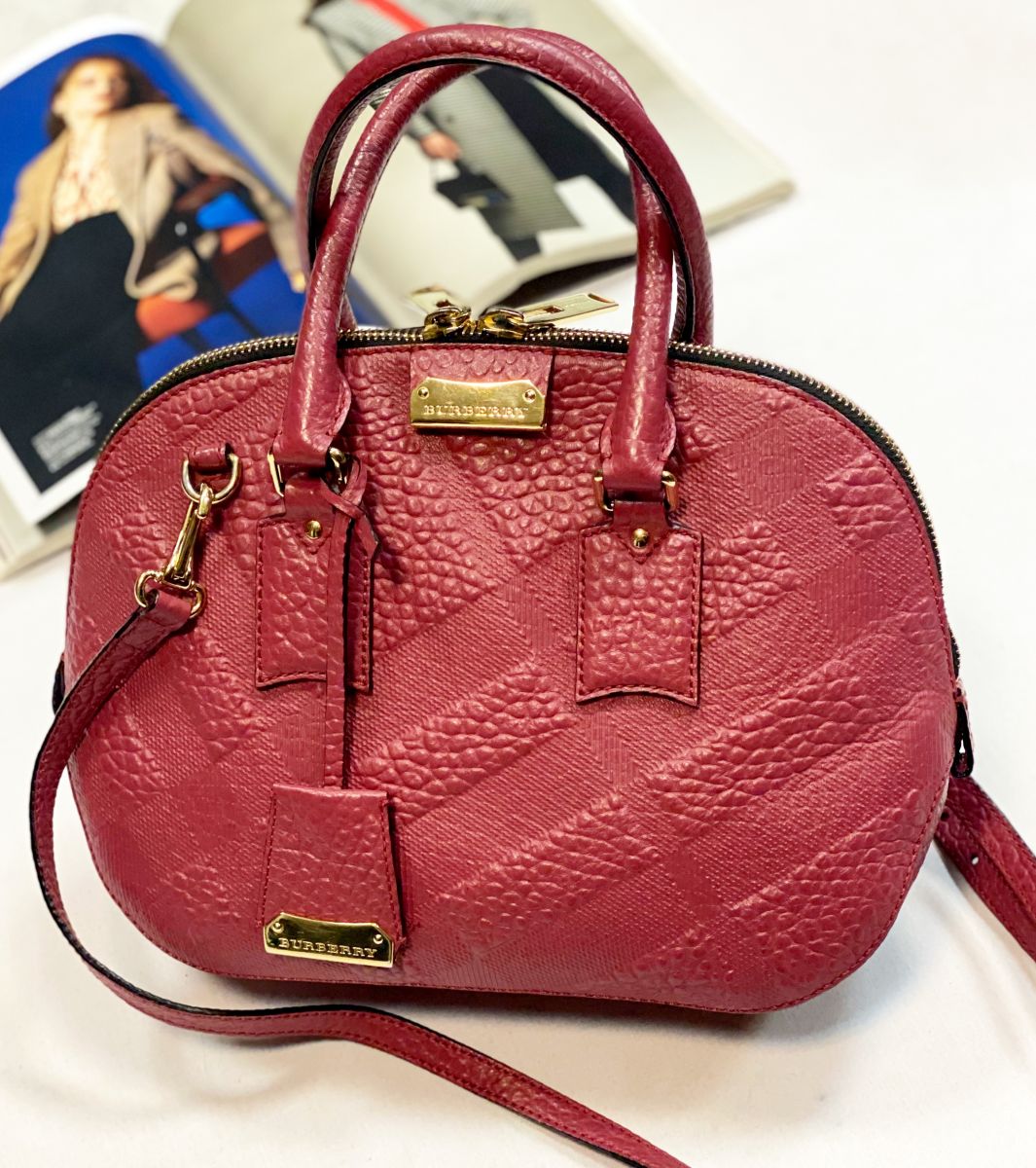 Сумка Burberry размер 35/25 цена 38 463 руб 