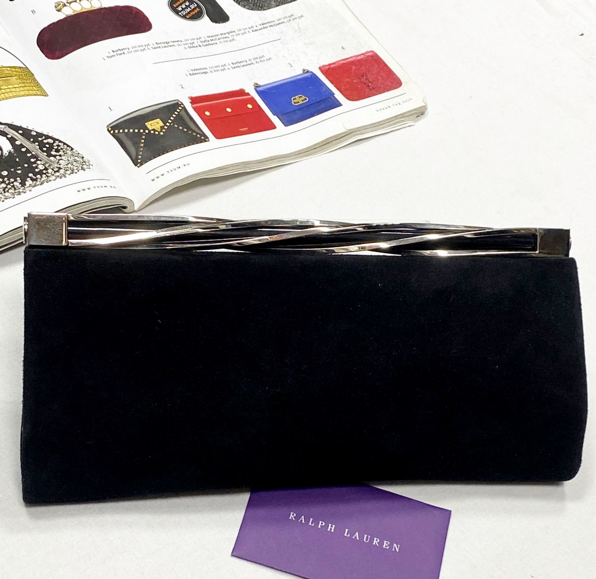 Клатч /замша/ Ralph Lauren размер 26/12 цена 23 483 руб