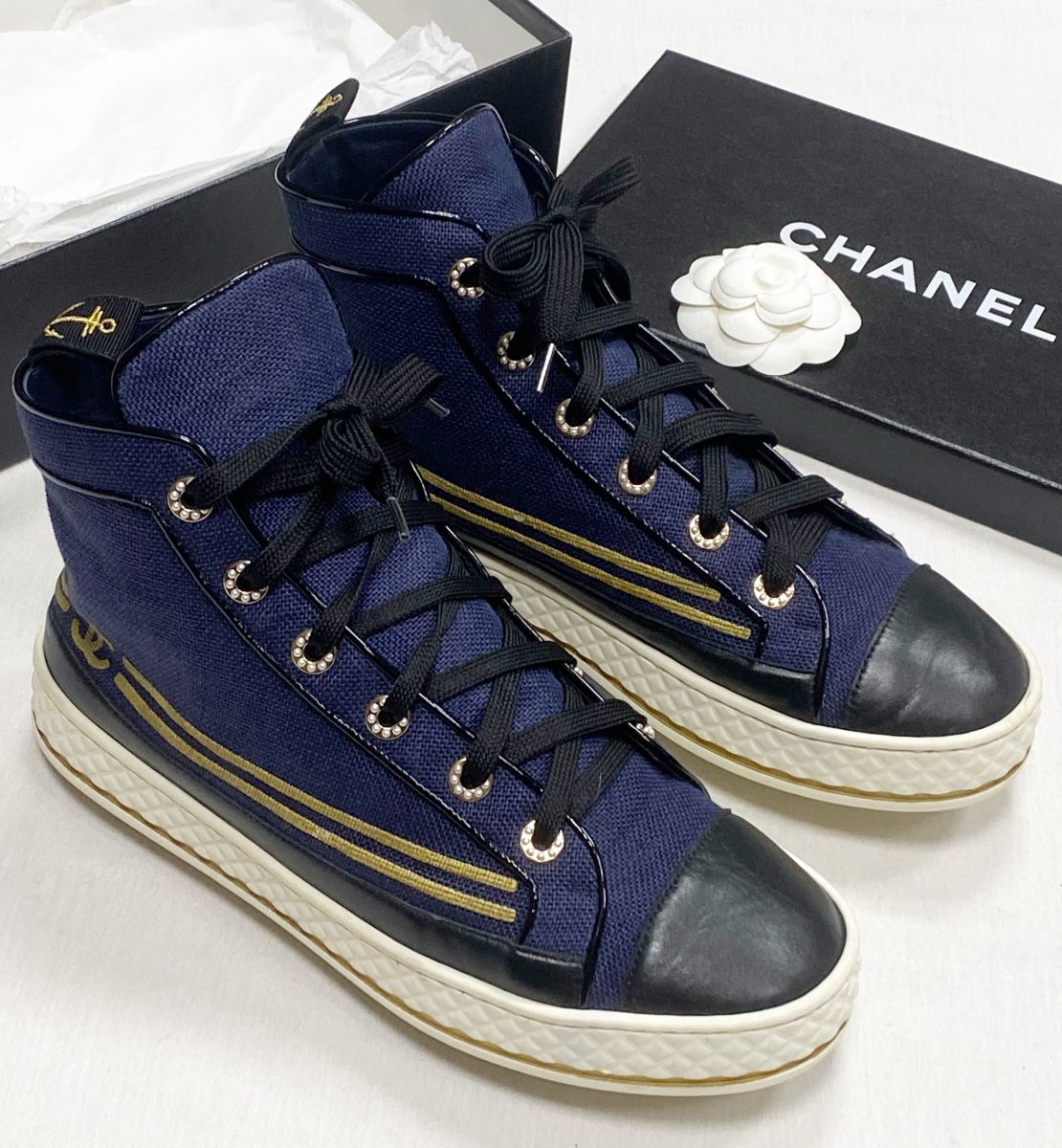 Кеды Chanel размер 39.5 цена 46 965 руб