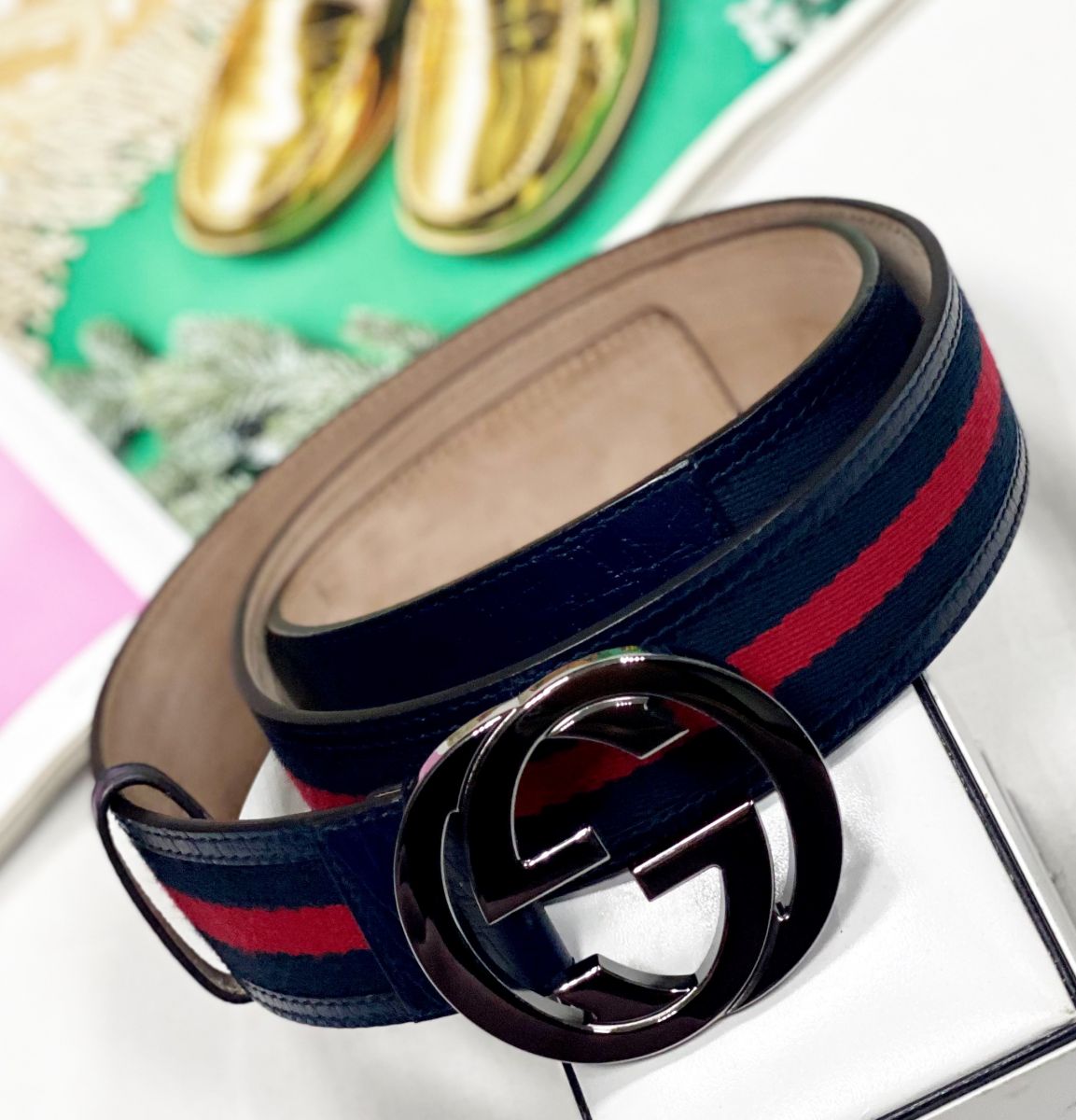 Ремень Gucci размер 10/40 цена 10 949 руб

