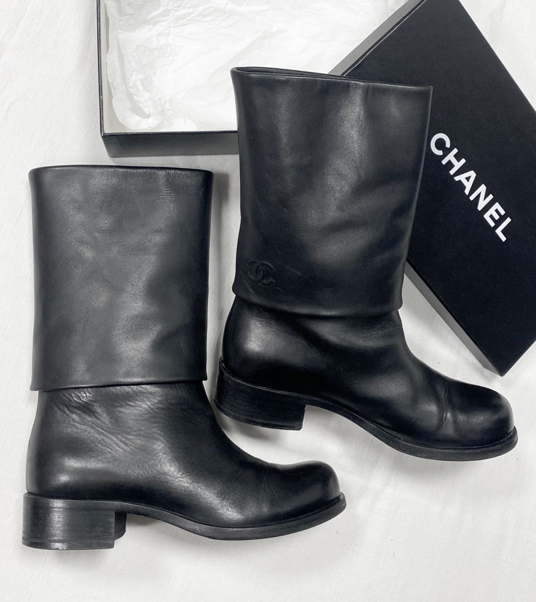 Сапоги Chanel размер 36.5 цена 25 048 руб