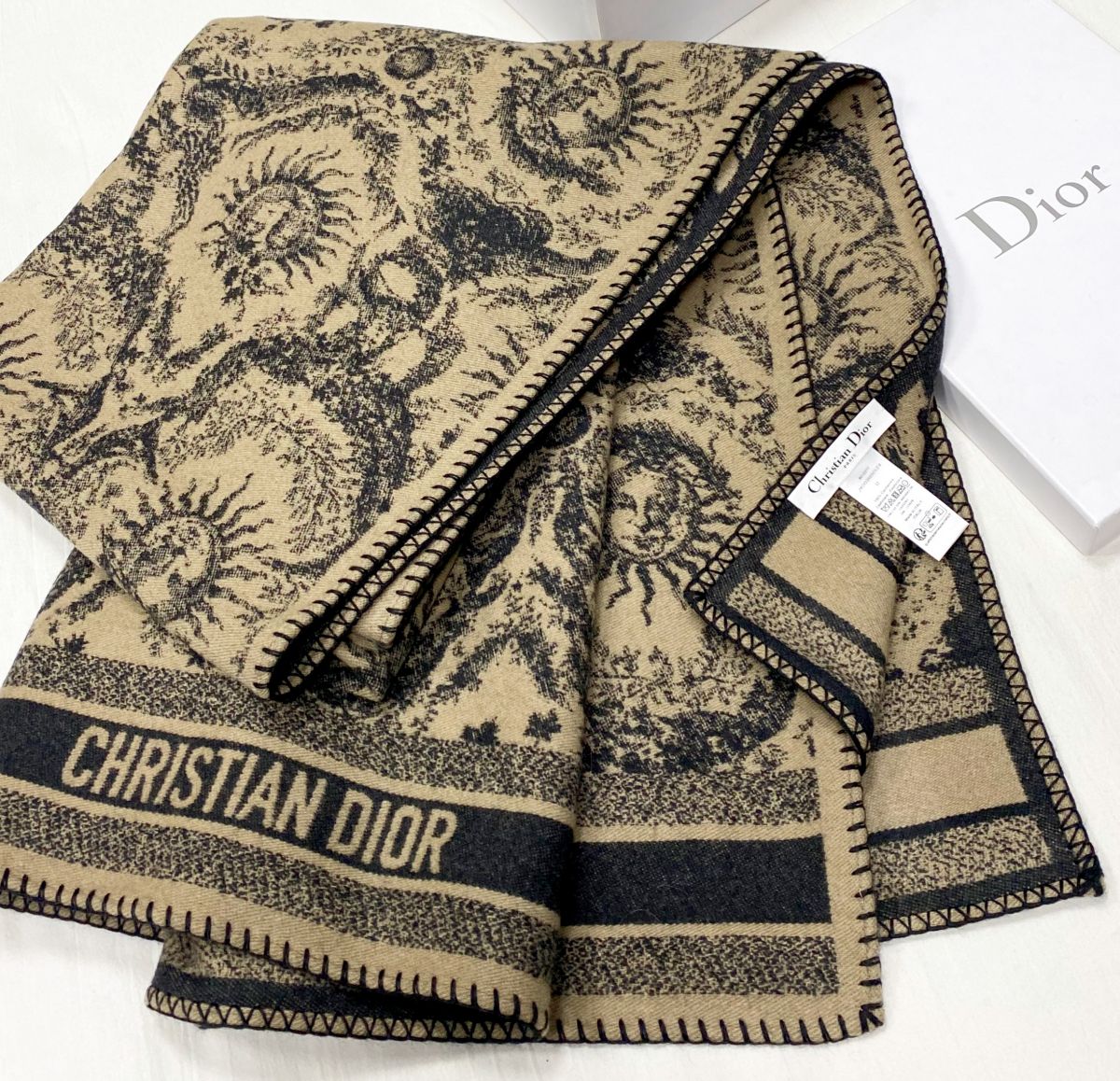 Плед / кашемир / Christian Dior размер 180/140 цена 54 793 руб