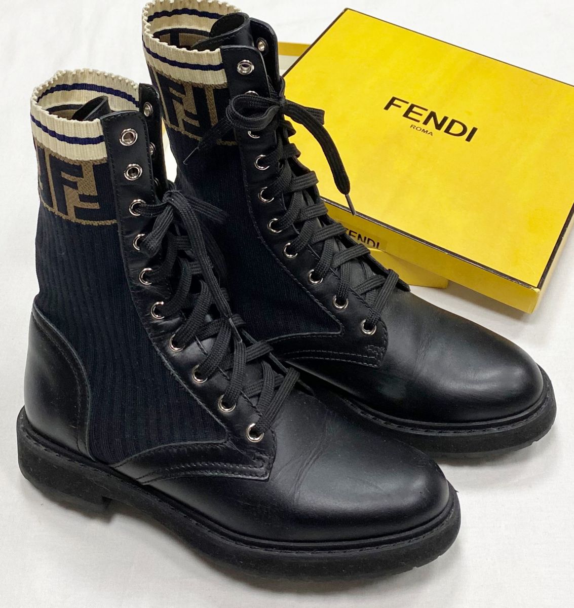 Ботинки Fendi размер 37 цена 23 483 руб