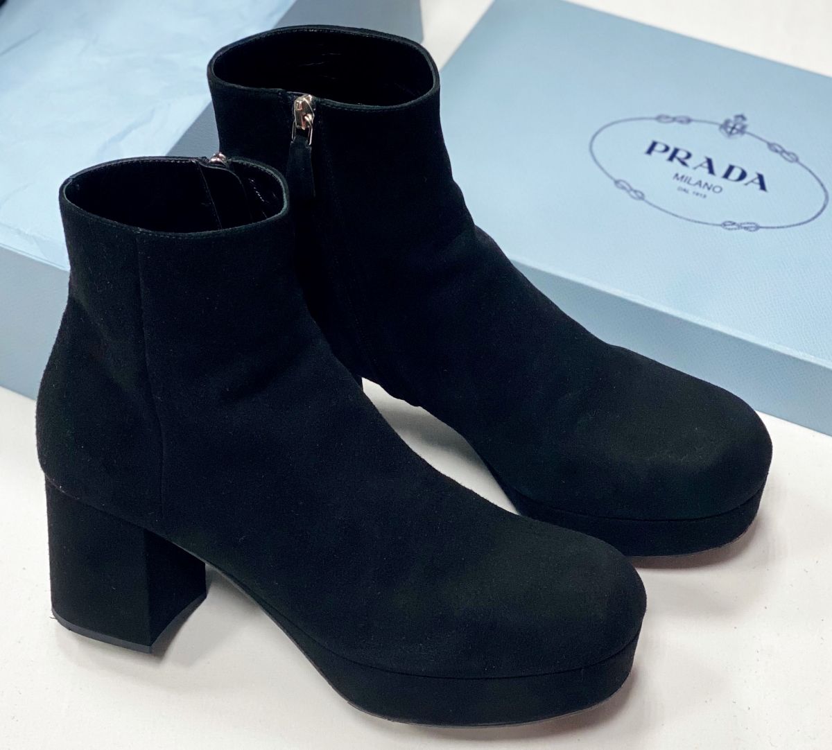 Ботильоны Prada размер 38.5 цена 46 155 руб