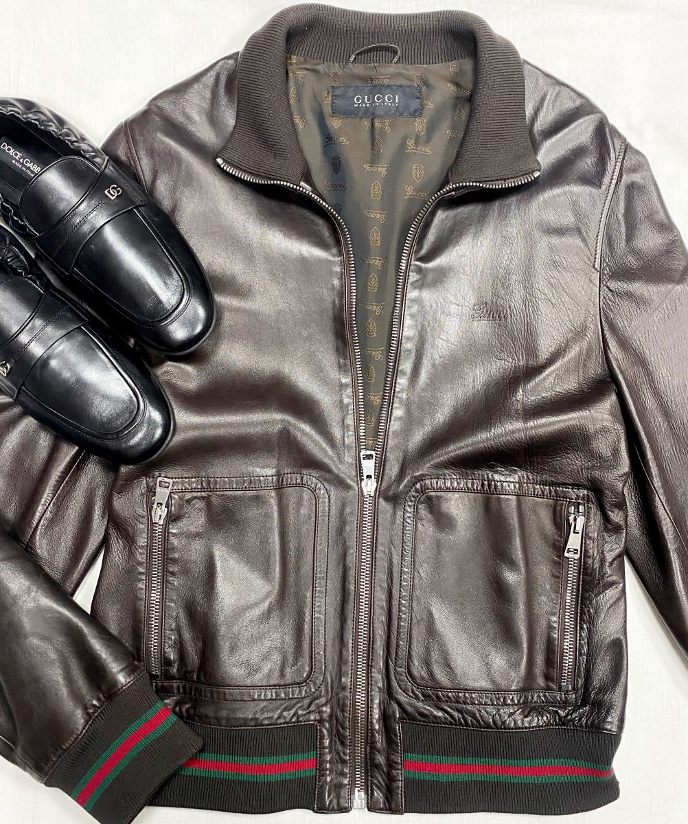 #mechtamen Куртка/ кожа/ Gucci размер 54 цена 46 965 руб