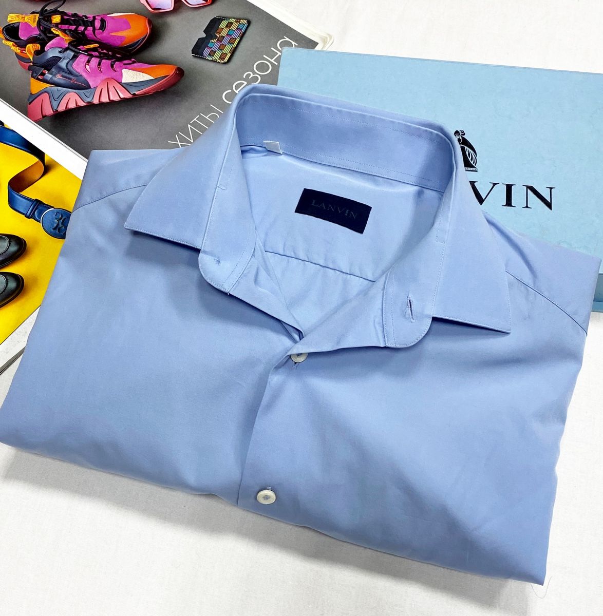 #mechtamen Рубашка Lanvin размер 38/15 цена 4 697 руб 