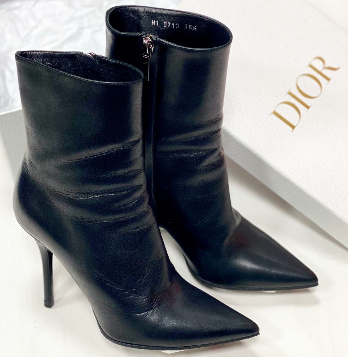 Ботильоны Christian Dior размер 36.5 цена 23 078 руб 