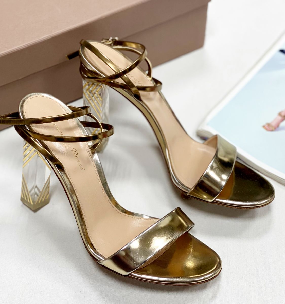 Босоножки Gianvito Rossi размер 38 цена 23 483 руб