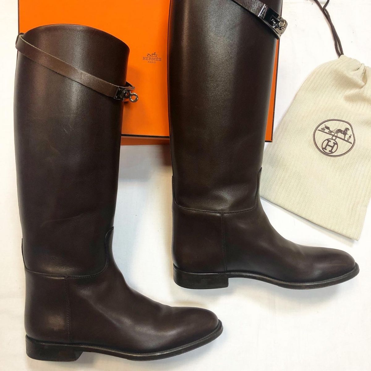 Сапоги Hermes размер 38 цена 76 925 руб