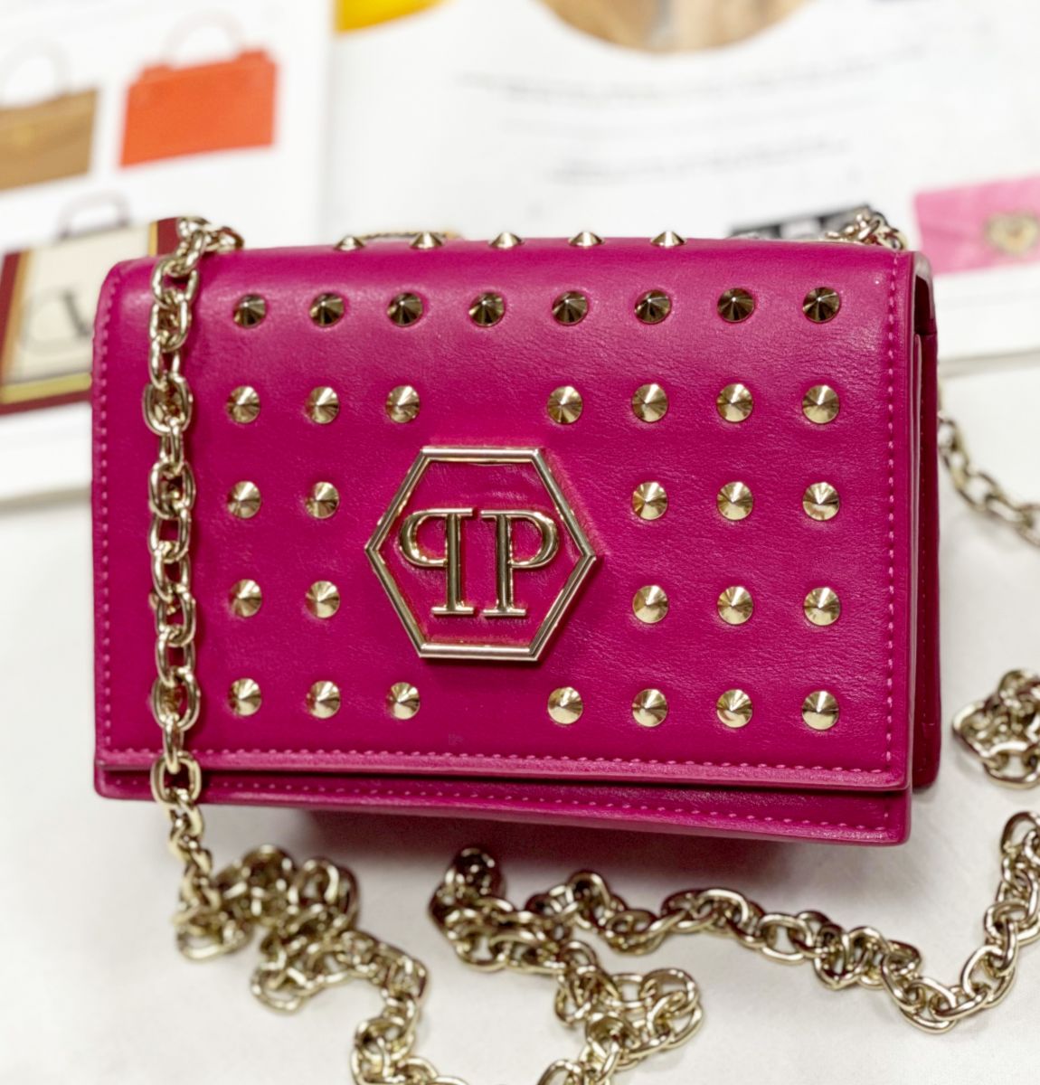 Сумочка Philipp Plein размер 15/10 цена 18 786 руб 