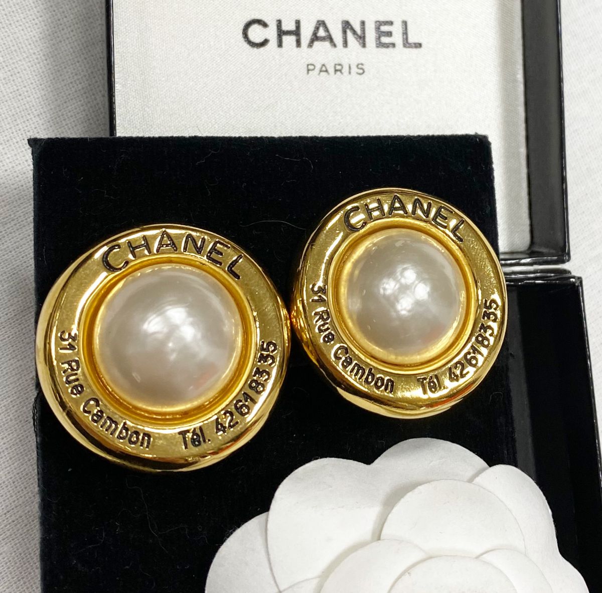 Клипсы / винтаж / Chanel цена 72 013 руб