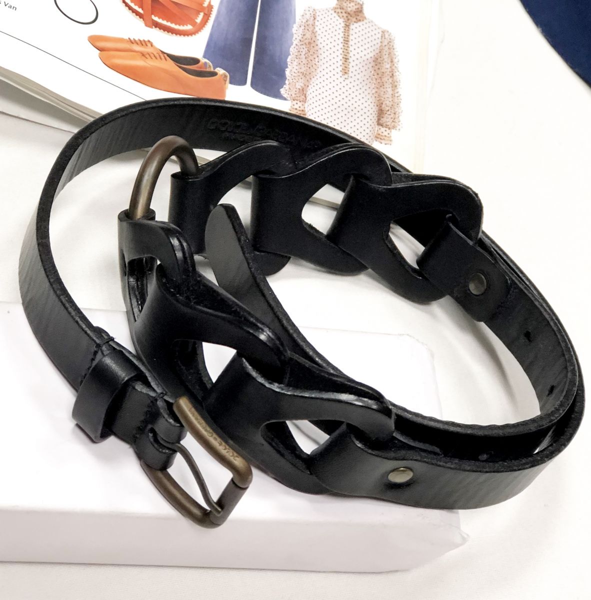 Ремень Dolce Gabbana размер 38/80 цена 4 697 руб
