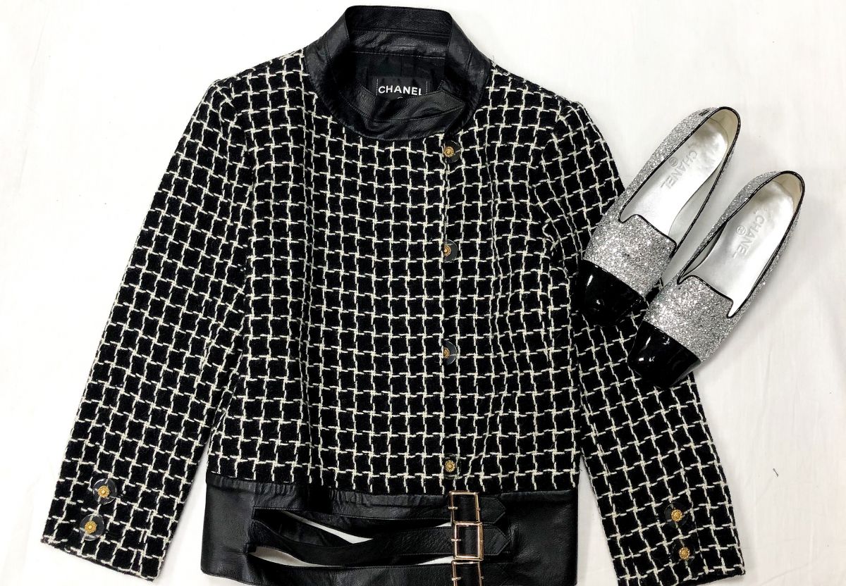 Жакет /твид/люрекс/ Chanel размер 40 цена 156 554 руб 