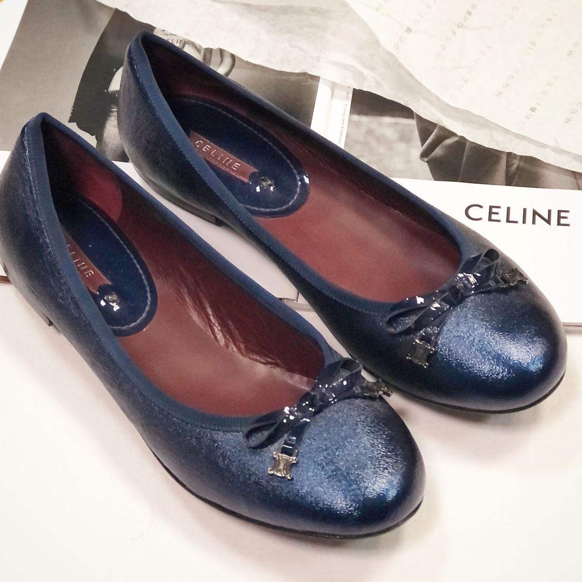 Балетки Celine  размер 40 цена 10 770 руб / новые / 
